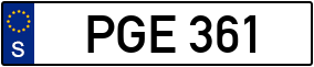 Truck License Plate
